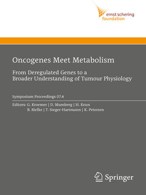 cover image of Oncogenes Meet Metabolism